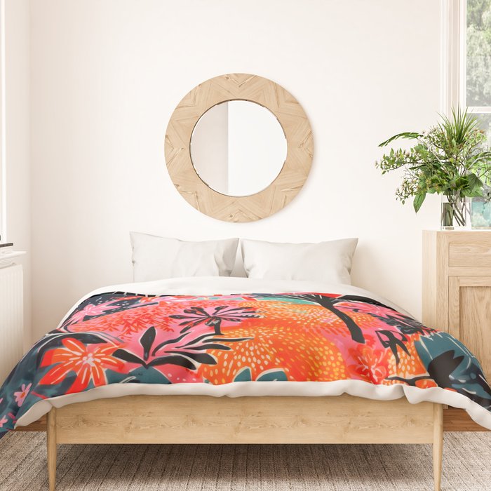 Tropical Forest Celebration Duvet Cover Gallery Image 3