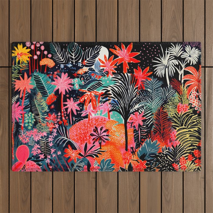 Tropical Forest Celebration Outdoor Rug Gallery Image 1