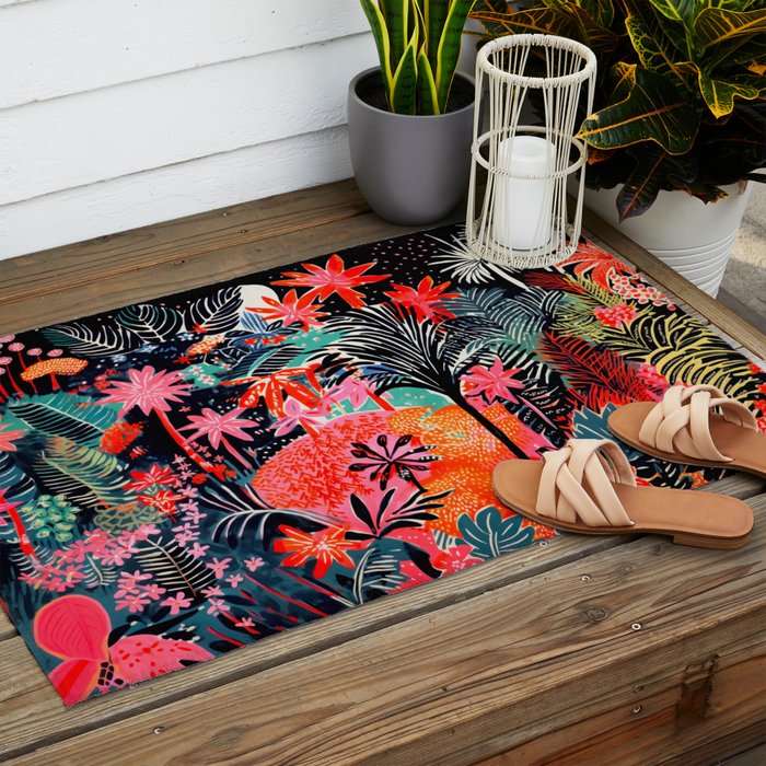 Tropical Forest Celebration Outdoor Rug Gallery Image 2