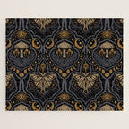 Celestial Forest Damask - Midnight Jigsaw Puzzle Gallery Image 1