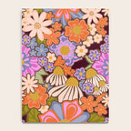 Psychedelic 70s Floral Pattern Notebook Gallery Image 4