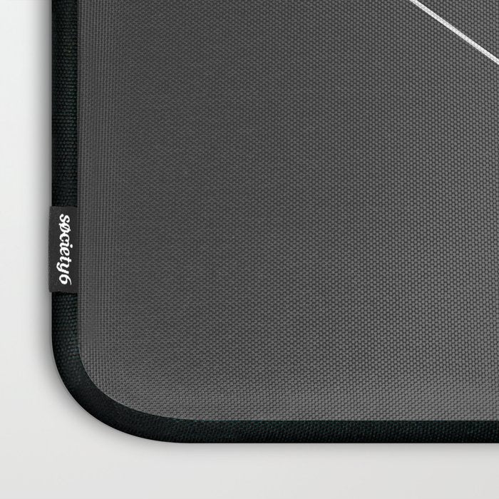 Capricorn Zodiac Star Constellation Line Art Grey Laptop Sleeve Gallery Image 3