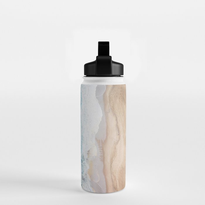 Watercolour Summer beach III Water Bottle Gallery Image 2