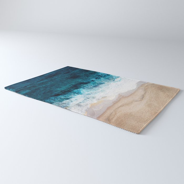 Watercolour Summer beach III Rug Gallery Image 3