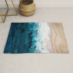 Watercolour Summer beach III Rug Gallery Image 1