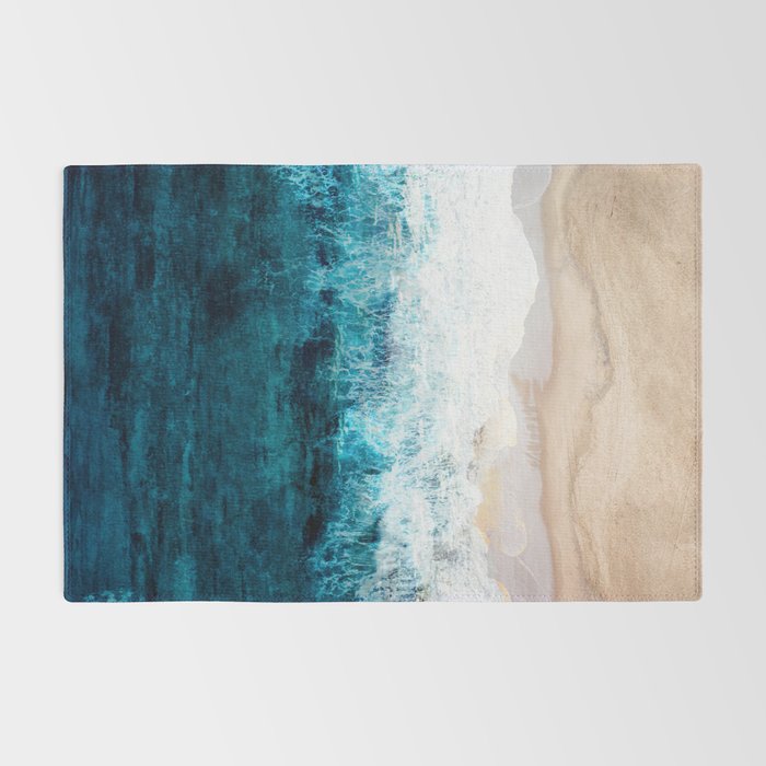 Watercolour Summer beach III Rug Gallery Image 2