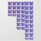 Tribal Pink Blue Fun Colorful Mid Century Modern Abstract Painting Shapes Pattern Wallpaper Gallery Image 3