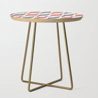 Indonesian Fish Duo - Navy & Coral Palette Side Table Gallery Image 1