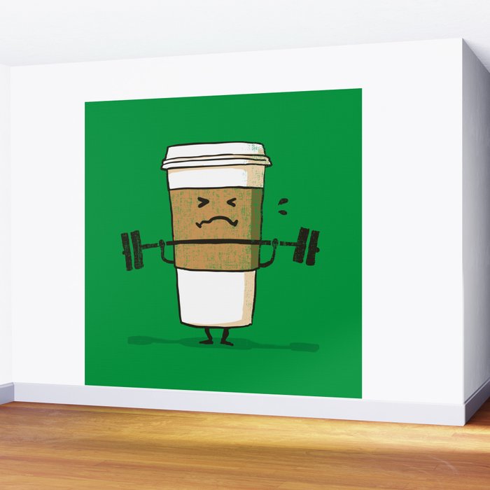 Strong Coffee Wall Mural Gallery Image 2