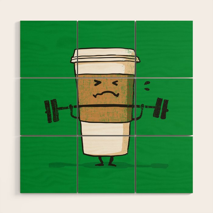 Strong Coffee Wood Wall Art Gallery Image 1
