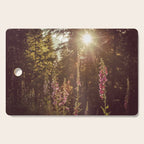 Wildflower Sunrise in the Mountains - Nature Photography Cutting Board Gallery Image 1