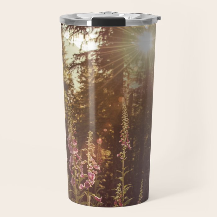 Wildflower Sunrise in the Mountains - Nature Photography Travel Mug Gallery Image 1