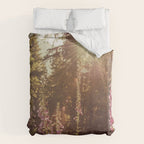 Wildflower Sunrise in the Mountains - Nature Photography Duvet Cover Gallery Image 6