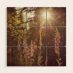 Wildflower Sunrise in the Mountains - Nature Photography Wood Wall Art Gallery Image 1