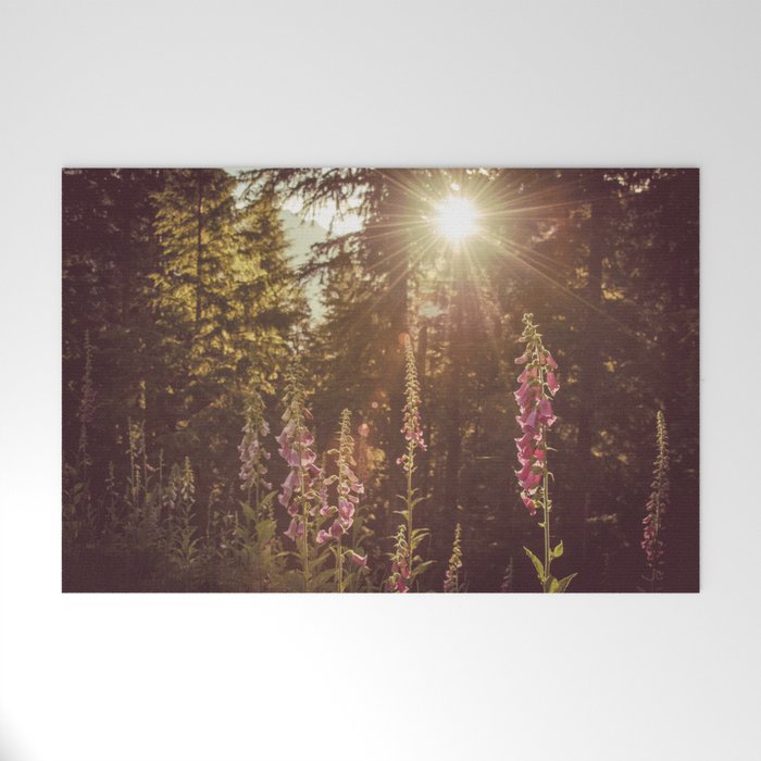 Wildflower Sunrise in the Mountains - Nature Photography Welcome Mat Gallery Image 1