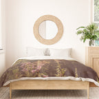 Wildflower Sunrise in the Mountains - Nature Photography Duvet Cover Gallery Image 3