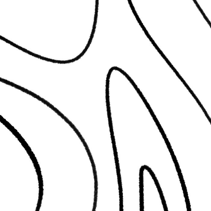 Minimalist Topographical Abstract in Black and White Coffee Mug Gallery Image 2