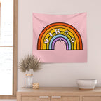 Virgo Rainbow Wall Tapestry Gallery Image 2
