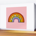 Virgo Rainbow Wall Mural Gallery Image 2