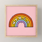 Virgo Rainbow Mini Art Print Gallery Image 1