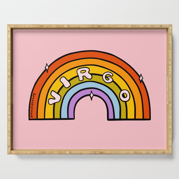 Virgo Rainbow Serving Tray Gallery Image 1