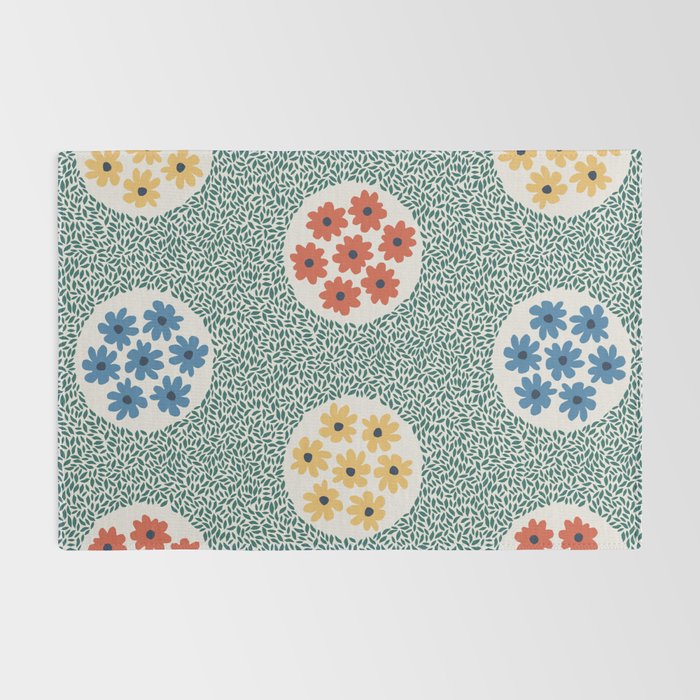 Floral Circles Rug Gallery Image 2