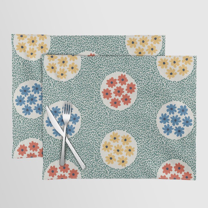 Floral Circles Placemat Gallery Image 1