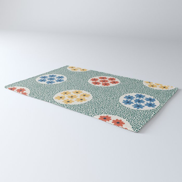 Floral Circles Rug Gallery Image 3