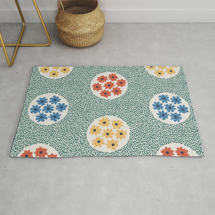 Floral Circles Rug Gallery Image 1