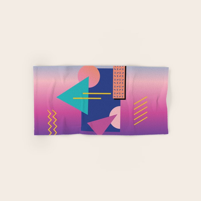 Memphis pattern 79 - 80s / 90s Retro Bath Towel Gallery Image 1