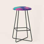 Memphis pattern 79 - 80s / 90s Retro Stool Gallery Image 1
