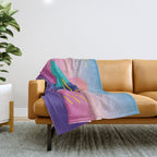 Memphis pattern 79 - 80s / 90s Retro Throw Blanket Gallery Image 1