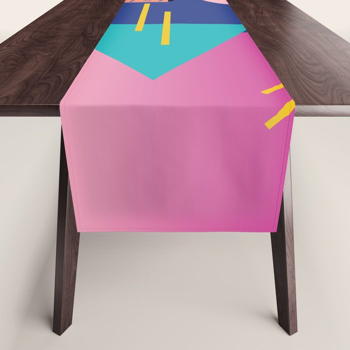 Memphis pattern 79 - 80s / 90s Retro Table Runner Gallery Image 1