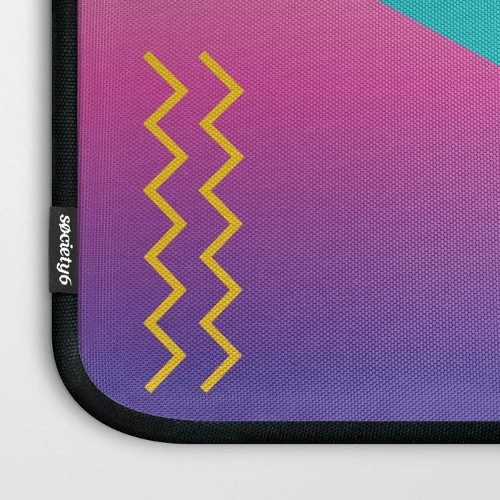 Memphis pattern 79 - 80s / 90s Retro Laptop Sleeve Gallery Image 3