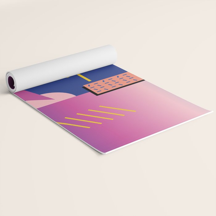 Memphis pattern 79 - 80s / 90s Retro Yoga Mat Gallery Image 2