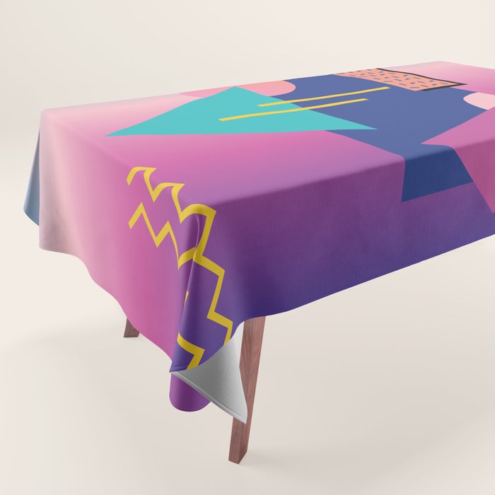 Memphis pattern 79 - 80s / 90s Retro Tablecloth Gallery Image 1