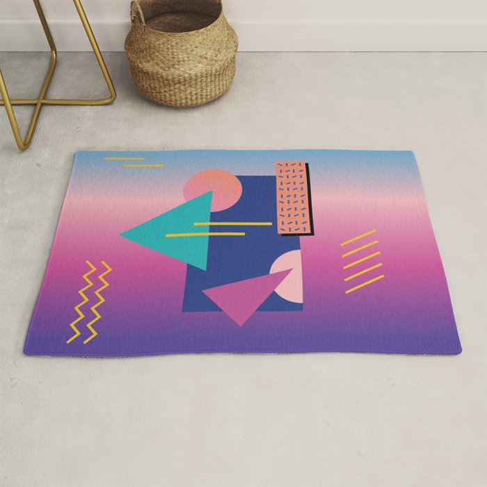 Memphis pattern 79 - 80s / 90s Retro Rug Gallery Image 1