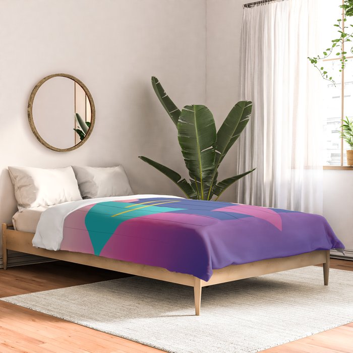 Memphis pattern 79 - 80s / 90s Retro Comforter Gallery Image 2