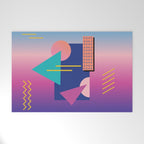 Memphis pattern 79 - 80s / 90s Retro Welcome Mat Gallery Image 1