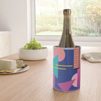 Memphis pattern 79 - 80s / 90s Retro Wine Chiller Gallery Image 4