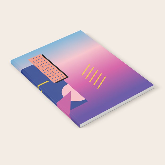 Memphis pattern 79 - 80s / 90s Retro Notebook Gallery Image 2