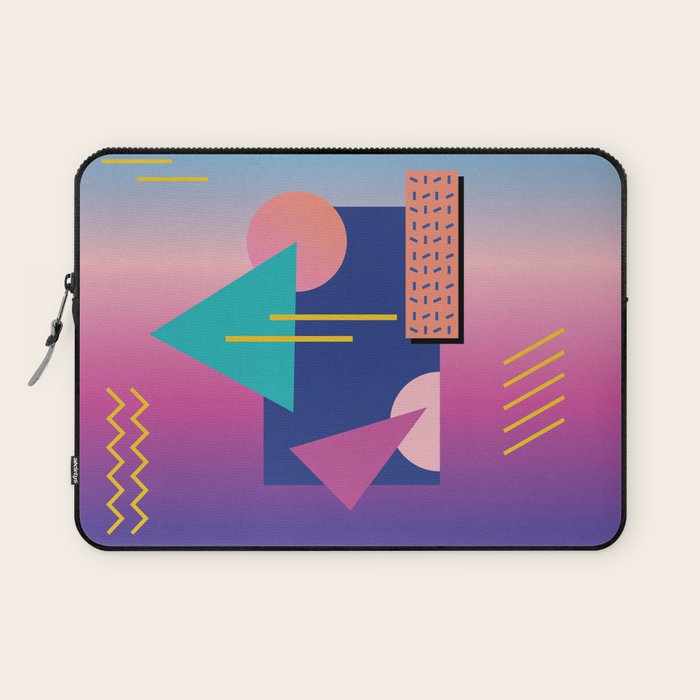 Memphis pattern 79 - 80s / 90s Retro Laptop Sleeve Gallery Image 1