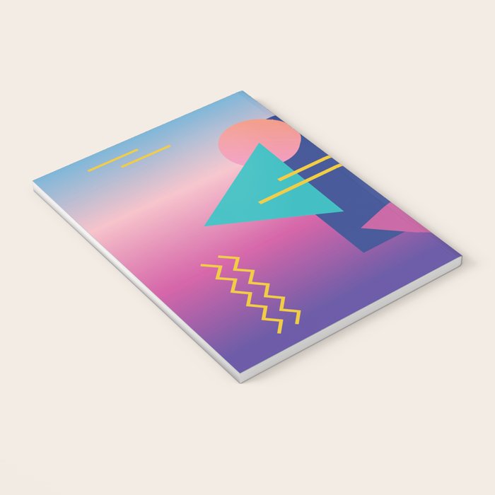 Memphis pattern 79 - 80s / 90s Retro Notebook Gallery Image 3