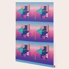 Memphis pattern 79 - 80s / 90s Retro Wallpaper Gallery Image 2