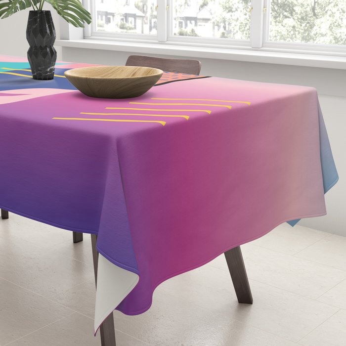 Memphis pattern 79 - 80s / 90s Retro Tablecloth Gallery Image 3