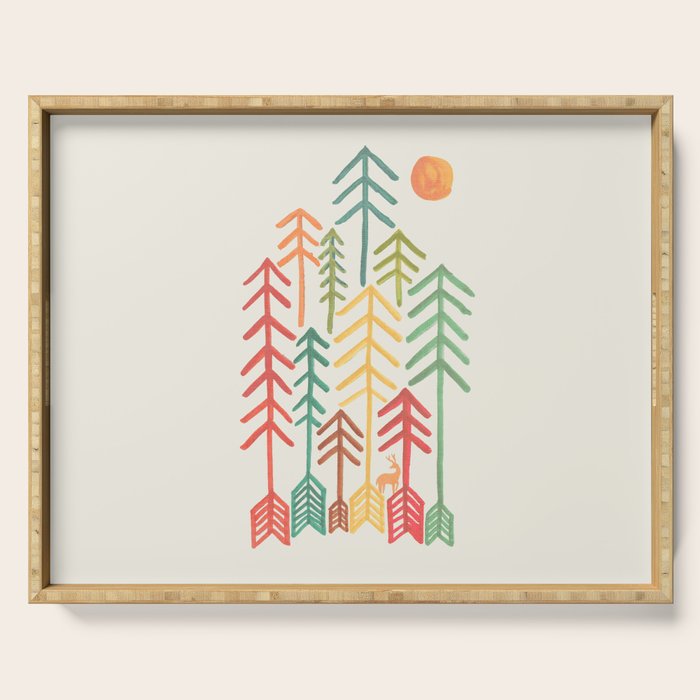 Arrow forest Serving Tray Gallery Image 1