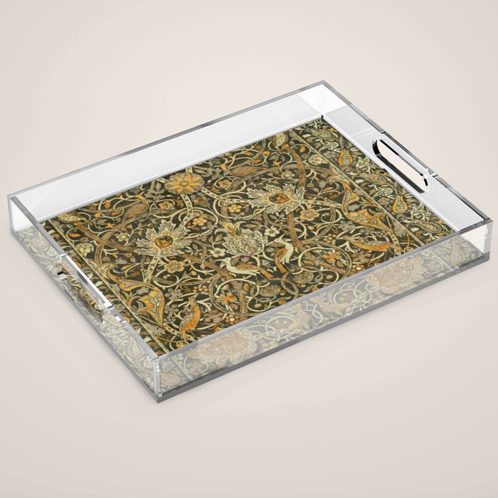 William Morris Bullerswood pattern,No.3, Acrylic Tray Gallery Image 1