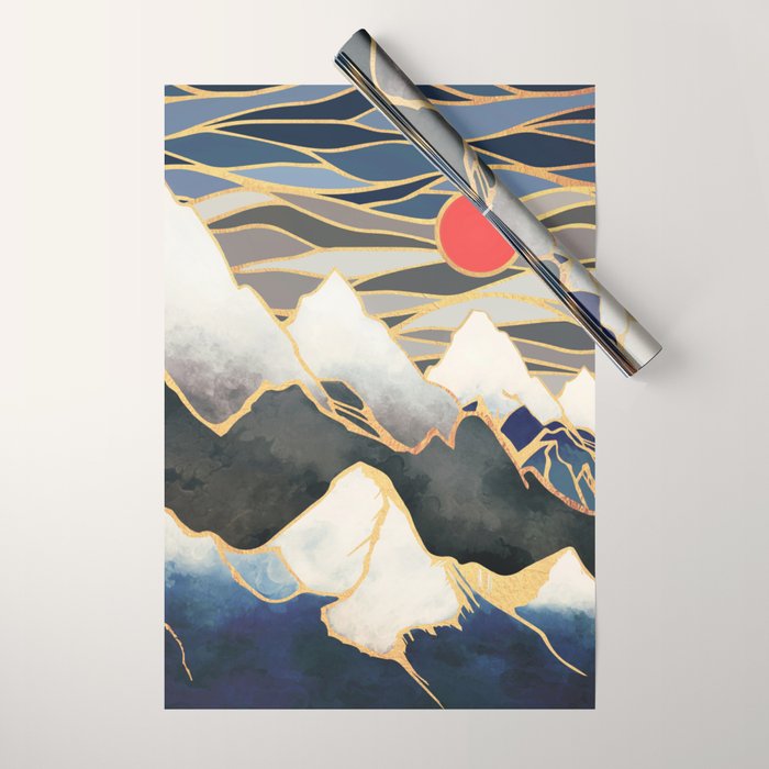 Ice Mountains Wrapping Paper Gallery Image 1