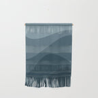 Abstract Color Waves - Blue Tones Wall Hanging Gallery Image 1