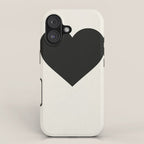 Black Heart iPhone Case Gallery Image 1